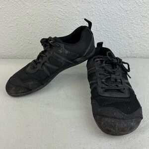 Xero Shoes Prio Mens Size 6.5 Black Lace Up Minimalist Running Sneakers